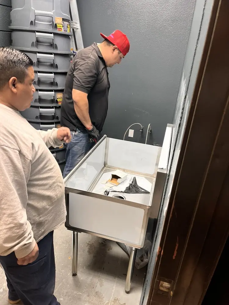 Commercial plumbing and sink installation in Ray Center